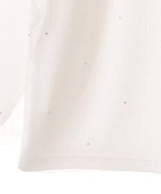 earth music&ecology ラインストーンチュールドッキングプルオーバー