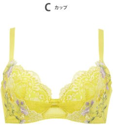 WACOAL 【リボンブラ】 【脇すっきり】 ブラジャー 脇高設計 着やせシルエット 動いても谷間をキープ ペアショーツあり レディース BRB413 /ワコール