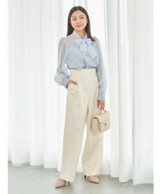 earth music&ecology シアードッキングブラウス