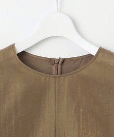 自由区 【洗える】ブライトシアーシャンブレー Tブラウス