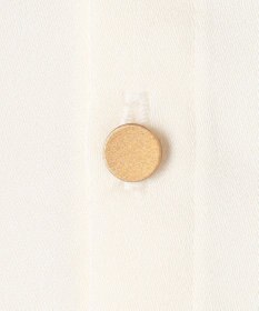 23区 カフスボタン サテンTEEブラウス