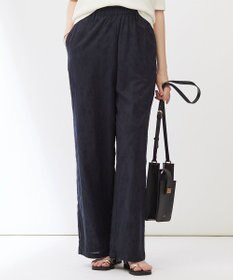 23区 【Indian Factory】フラワーエンブロイダリー ワイドパンツ