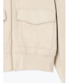 Te chichi スウェードジップブルゾン