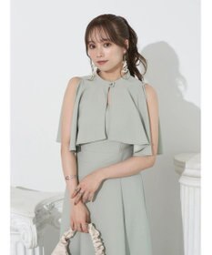 earth music&ecology ＳＥＴ２点ケープ＋キャミワンピース