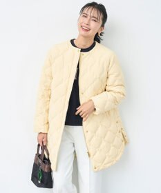 UNFILO 【自宅で洗濯OK / 軽量で暖かい】TAIONコラボ 2WAY キルティングダウン