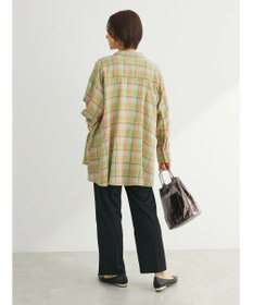 Green Parks チェック柄シャツチュニック