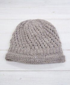 石田製帽 【防寒対策・日本製】ウールロールアップ ニット帽