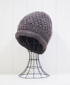 石田製帽 【防寒対策・日本製】ウールロールアップ ニット帽