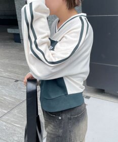 WEGO 切り替えショートスウェット