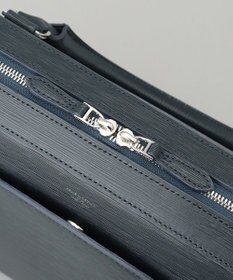 GOTAIRIKU 日本製【PELLE MORBIDA】型押しレザー ブリーフバッグ