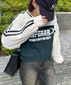 WEGO 切り替えショートスウェット