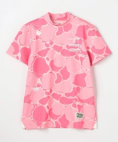PW CIRCULUS 【MEN】WATER SURFACE プリントモックネックT ゴルフウェア レディース