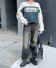 WEGO 切り替えショートスウェット