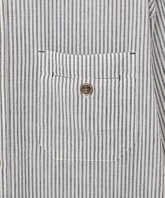 JOSEPH ABBOUD MOUNTAIN 【SPACE／UNISEX】オーガニックコットンリネンドライサッカー シャツ