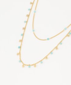 自由区 【カタログ掲載】ストーンミックスフリンジ2WAY ネックレス