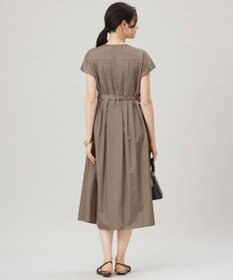 自由区 S 【洗える】シルキータック ワンピース