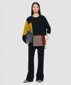 JOSEPH 【洗える】オーバーレイウールニット