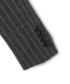 ICB シックツイードストライプ  テーラードジャケット