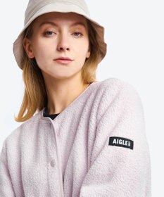 AIGLE カーディガン シェルパフリースジャケット