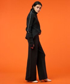 BEIGE， 【洗える】BERTAINA /  配色リンキングタートルネックニット