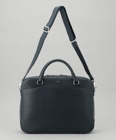 GOTAIRIKU 日本製【PELLE MORBIDA】型押しレザー ブリーフバッグ