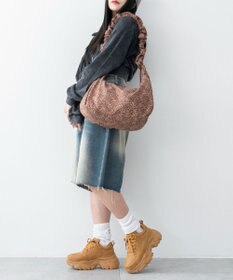 WEGO 【ユニセックス着用ITEM】ハーフムーンドロストショルダー