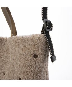 UNBILLION カシュカシュ cachecache / ミックスカラーボアドット2wayトート