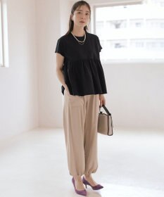 組曲 L ポリエステルレーヨンツイル パンツ