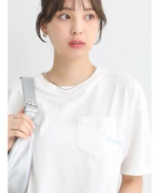 earth music&ecology ポケット刺繍Ｔシャツ