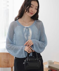 WEGO メッシュニットカーデ