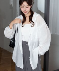 WEGO 【2026年春夏新作】シアーフードシャツ