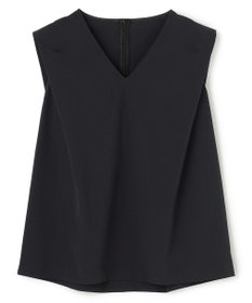 BEIGE， YANN / Vネックタックブラウス