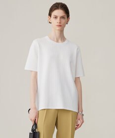 ICB 【洗える】 ストライプパターン ニットトップス