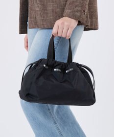 LeSportsac E/W CITY DRAWSTRING BAG??? /アップタウンブラック/ブラック