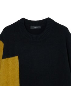 JOSEPH 【洗える】オーバーレイウールニット