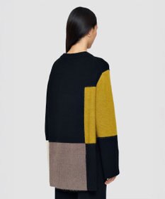 JOSEPH 【洗える】オーバーレイウールニット