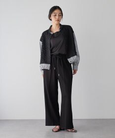 YECCA VECCA ボートネックサテンキャミ