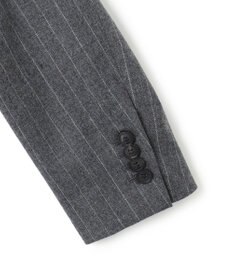 BEIGE， DELAND / ウールピンストライプダブルジャケット