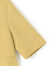 ICB L 【WEB限定・接触冷感・UVケア・吸水速乾・防シワ・洗える】 ドレープツイル クロップドシャツ