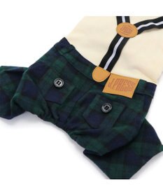 PET PARADISE J.PRESS ブラックウォッチ パンツつなぎ  小型犬