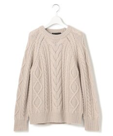 23区 【CLASSY.12月号掲載】アランパターン ニット