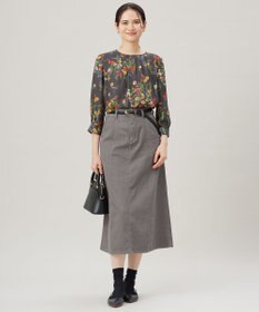 自由区 【洗える】ウスカルデニム スカート