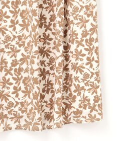 自由区 【洗える】スノーフラワープリント ワンピース