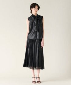 GRACE CONTINENTAL チンツボウタイノースリーブブラウス