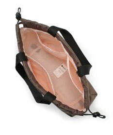 LeSportsac E/W CITY DRAWSTRING BAG /アップタウンダークチョコ/ブラック