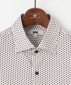 JOSEPH ABBOUD 【25SS・洗える】コンパクトジャージープリント シャツ