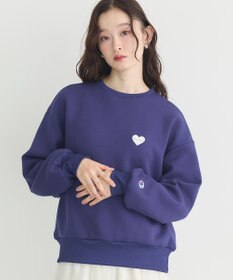 earth music&ecology Ｃｈａｍｐｉｏｎ×ｅｍａｅポンチハートスウェット