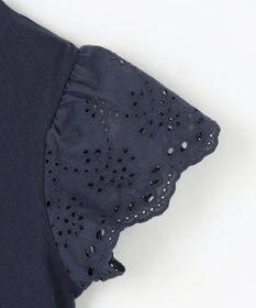 ANY KIDS ドレス アップリケ Tシャツ