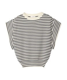 Green Parks 推しニット　フレンチスリーブニットプルオーバー