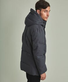 GOTAIRIKU 【仕事で着用可】MINOTECH メランジラミネート ダウンコート(23年モデル)